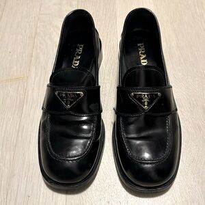 Prada Black Loafers